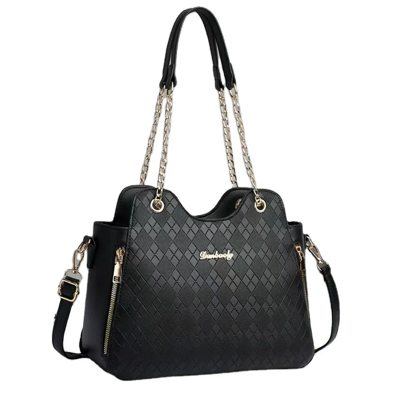 2022 New Classic Handbag Women's Simple Shoulder Bag Fashion Casual Versatile Large Capacity Messenger Bag