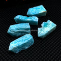 Wholesale Natural Crystal Craft Gemstone Caribbean Tower Healing Crystal Caribbean Calcite Point for Home Decoration