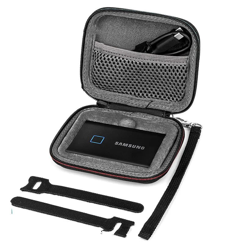 Customized EVA Hard Shell Case for Samsung T7/ T7 Touch Portable SSD Travel Carry Case Protective Cover