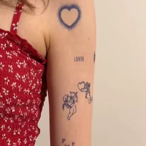 Inkbox Inkster Semi-Permanent Jaugar Ink Plan Based Temporary Tattoo Sticker 1-2 Hours Development 15 Days Duration Small Size