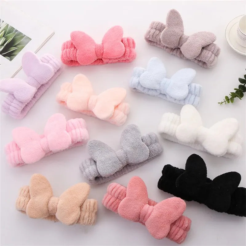 Wholesale Bowknot Hair Band Long Ears Headband Fashion Simple Headband Hair Accessories for Women Girls