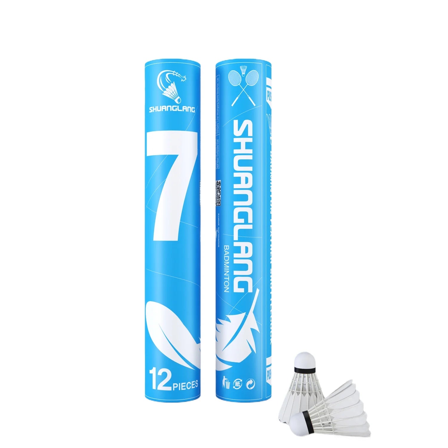 Our Own Factory Produces Goose Feather Badminton Shuttlecocks Used in Club CompetitionsShuanglang Brand