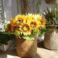 Artificial Sunflower Decor Sun Flowers for Wedding Decoration Wholesale