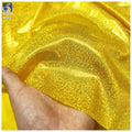 A002 Popular Spot Laser Knitted 100%Polyester Lurex Glitter Fabric Shiny Metallic Foil Fabric for Stage Costumes