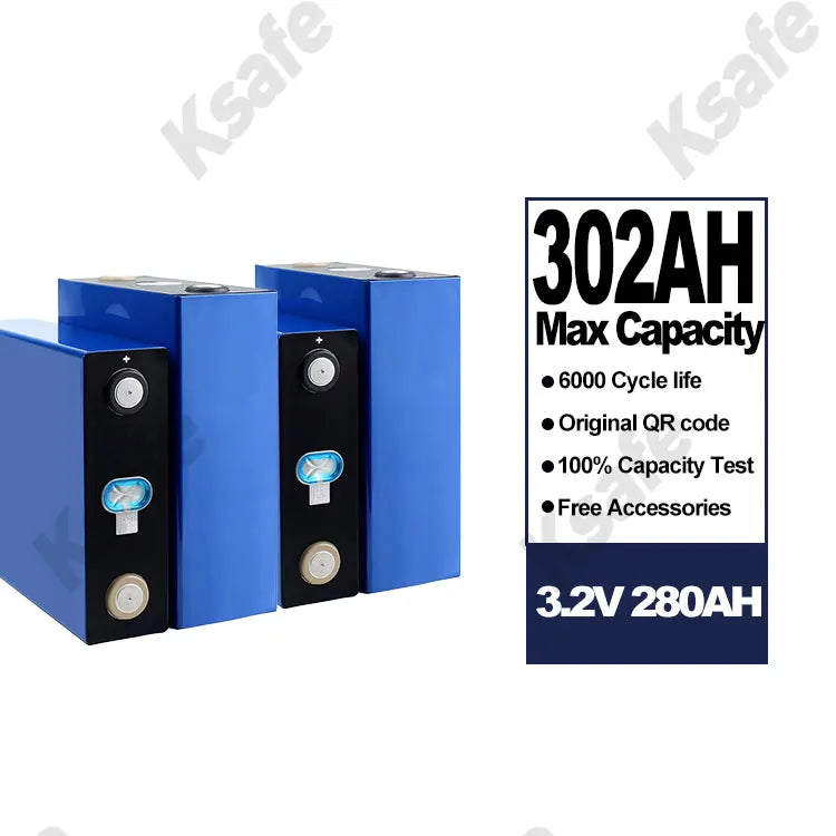 Factory Direct Delivery Sale Waterproof 6000 Deep Cycle Prismatic Lithium Ion 3.2V 280Ah LiFePO4 Battery Cell 5-Year Warranty MegaBDM