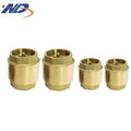 NLD  Durable 1/2"-4" Spindle Air Compressor Brass One Way Vertical Foot Spring Check Valve for Pipe Fittings