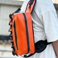 Vintage Multi-functional Single Shoulder Fishing Gear Bag Oblique Rod Storage 4L Waterproof Zipper Closure Waist Bag