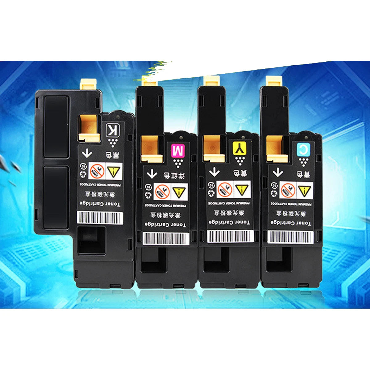 Compatible for Dell C1660w C1660 w C1660 1660 Color Toner Cartridge 332-0399 332-0400 332-0401 332-0402