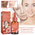Jaysuing 30ml Cosmetic Rose Black Tea Squalane Essential Oil Oem Moisturizing Smoothing Anti Wrinkle Anti Aging Facial Serum