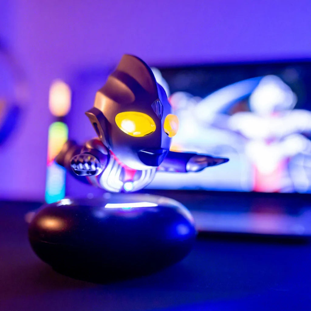Mini Realistic Details Magnetic Levitation Floating Tiga Accurate Anime Figure Superhero Model for Fans & Collectors