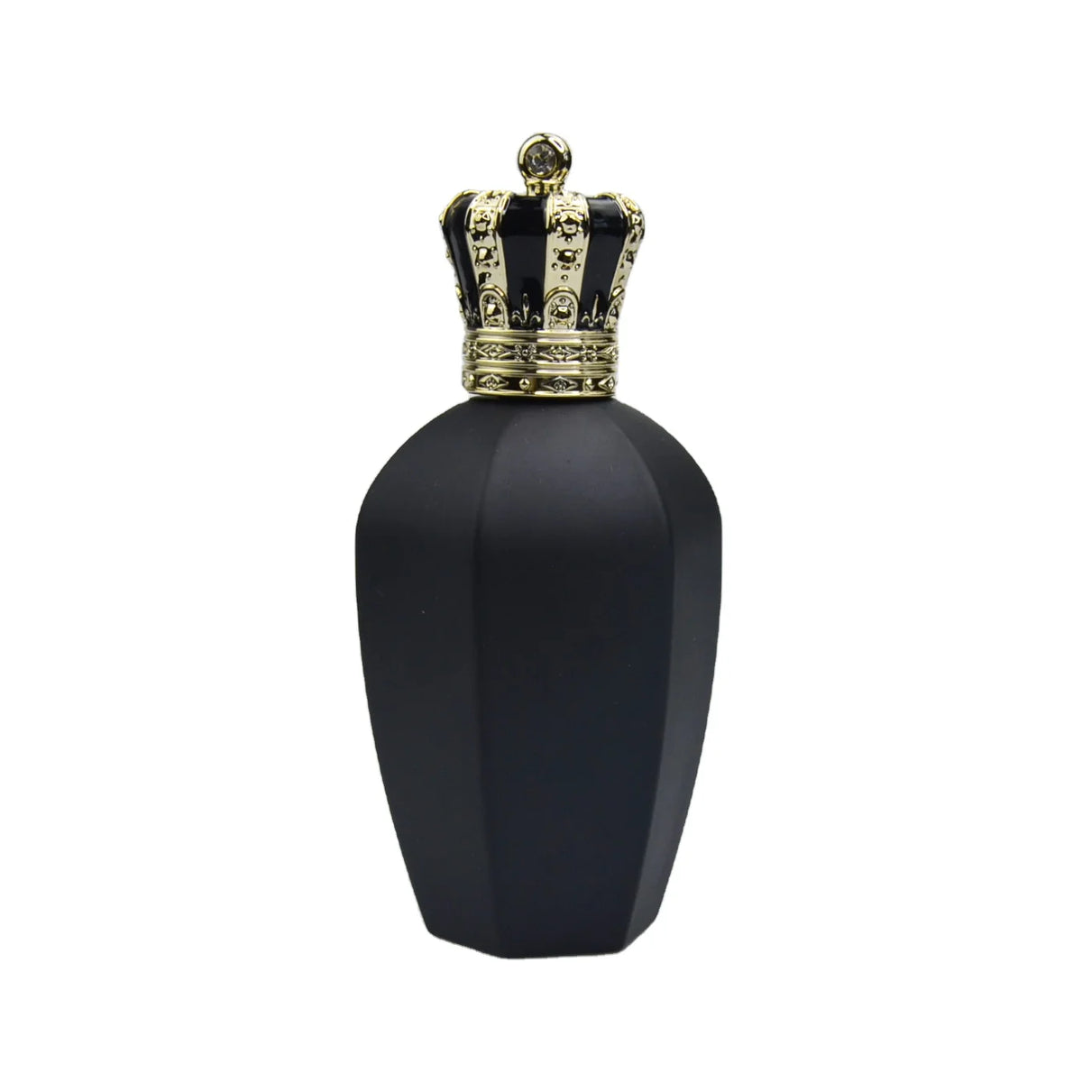 High End Empty Glass Packaging Unique Perfume Bottle Black Spray Glass Perfume Bottles