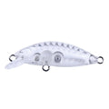 Wholesale MI120-0 4cm 1.7g DIY Fishing Bait Unpainted Blank Minnow Fishing Lures