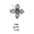 Wrought Iron Components Elements Hand Hammered Iron Flowers for Stair Porch Railing Parts Handrail Balustrade Gate Fence