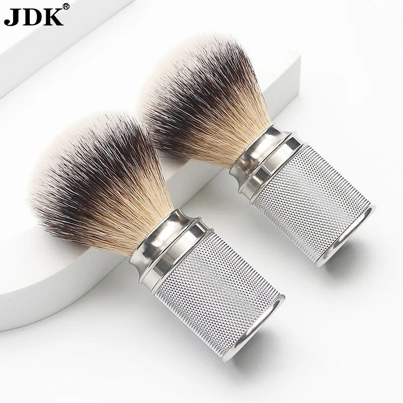 2025 New Traditional Chrome Synthetic Silvertip Fibre Shaving Brush JDK China Manufacturer's Shaving Brushes