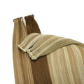 Luxury Double Drawn Flat Weft 100%Russian/European Luxury Human Hair Extensions Full Cuticles Wholesale Price