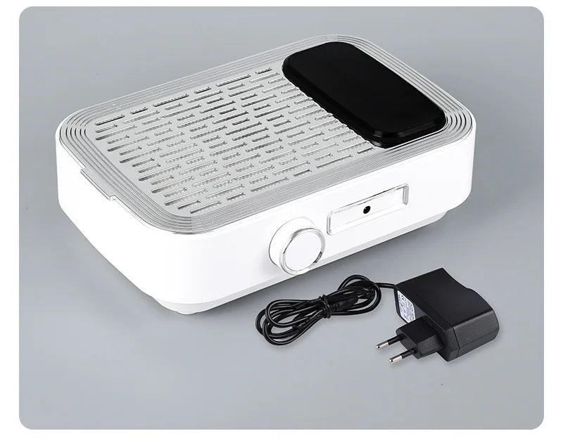 Rechargeable Nail Vacuum Cleaner Cordless 80W Strong Suction Wireless Nail Dust Collector