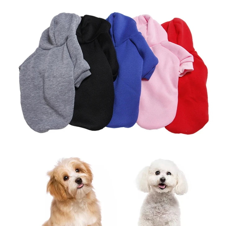 Wholesale Multicolor Simply Soft Blank Dog Hoodie Ropa Para Perros Dog Sweater Pet Clothes