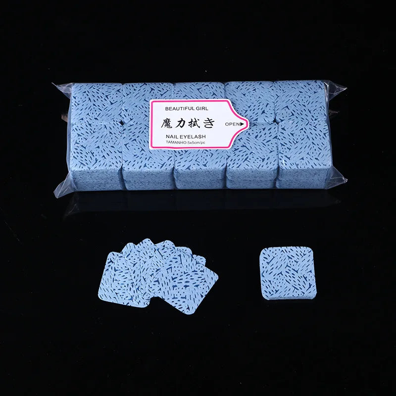 OEM/ODM Nail Art Cotton Wipe Lint-Free Manicure Napkins 1000Pcs Nonwoven Nail Cleaning Cloth Wrap Tool