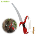 SUNSHINE High Reach Extendable Fruit Picker Tree Shears Long Telescopic Pole Branch Pruner Loppers Stainless Steel Aluminum