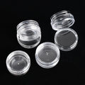 Free Sample Small Portable Travel Cosmetic Packaging 2g 3g 5g AS Plastic Lipstick Tube Skincare Container Face Cream Jar