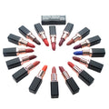 High Pigment 16 Colors Makeup Matte Lipstick Nude Red Long Lasting Custom Logo Vegan Cream Lipstick