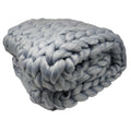 Handmade Polyester False Merino Wool Knitting Yarn Breathable Woven Fabric for Home Textile Wholesale Chunky Arm Blanket
