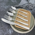 New Arrivals 2021 Kitchen Mirror Polishing Cutlery Flatware Set Fork Knife and Spoon Set Stainless Steel Cutlery Spoon Stainless