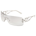 New Sunglasses Metal Large Frame Men and Women Personality Photo Europe and the United States Rimless Sunglasses in Stock