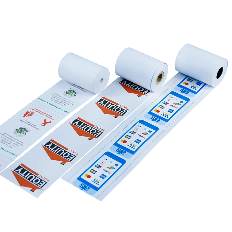 80x60 Receipt Rolls 70 Gsm 80 Gsm Thermal Paper Roll 57mm X 40mm