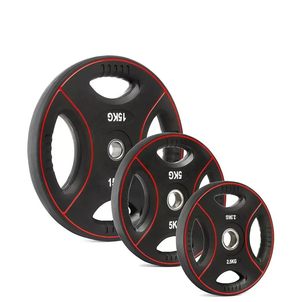 Hot Selling Free Weights PU 1.25kg 2.5kg 5kg 10kg 15kg 20kg 25kg Weight Plates GYM