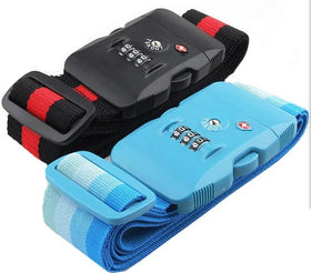 2026 Promotional Custom 5cm Sublimation Locking Polyester Fashion Luggage Strap Luggage Belt