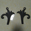 140x125mm Ornamental   Components Elements Wrought Iron Pieces Flowers and Leaves for Gate Fence Panels Parts