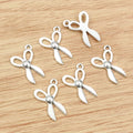 20pcs  22x12mm Antique Silver Plated Scissors Style Handmade Charms Pendant:DIY Jewelry Finding for Bracelet Necklace