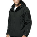 Lightweight Coats With Pockets Waterproof Hiking Black Soft Shell Jacket Custom