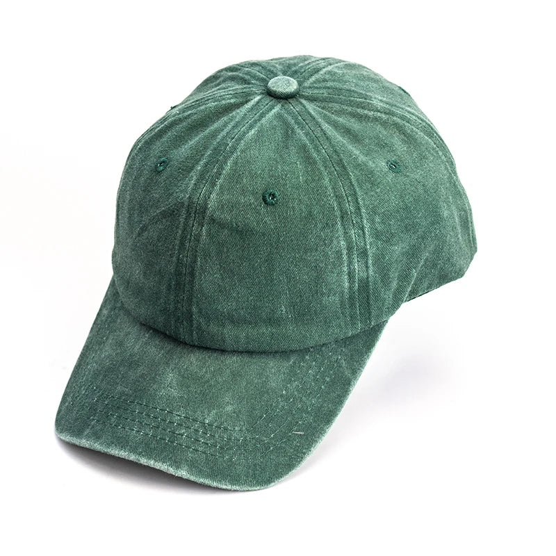 A Frame Summer Spring Autumn Retro Fashion Baseball Cap Designer Plain Adjustable Baseball Cap with Ribbon