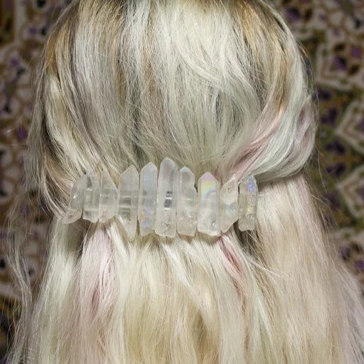 Custom HZ Highest Quality Multi Color Crystal Hairpin Bohemian Style Bridal Party Accessories Multi Size Spring Clip Brides Hair Combs
