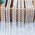 Factory Wholesale Water Soluble Lace Trim Classic 100% Polyester African Lace for Garment Dress