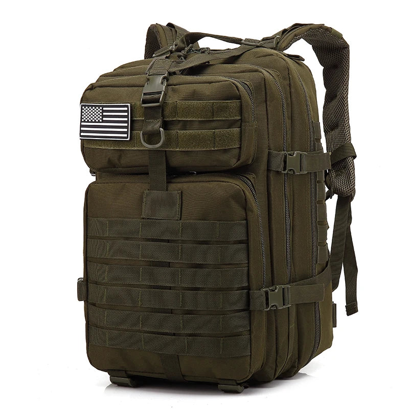 New Arrival Outdoor Hiking Trekking Training Rucksack 900D Oxford Waterproof Mochila  Tactical Backpack 45L