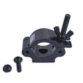 50mm Width Black 2 Inch Aluminum Heavy Duty Half Coupler Truss Clamp Fit for (38- 52)mm Stage Light Clamps and Dj Lights Clamp