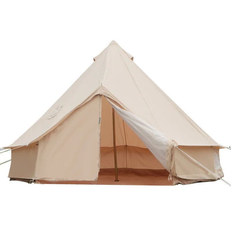 Luxury Large Family Four-Season Waterproof Modern Outdoor Glamping Tent with Big Cotton Pyramid Yurt Design MegaBDM