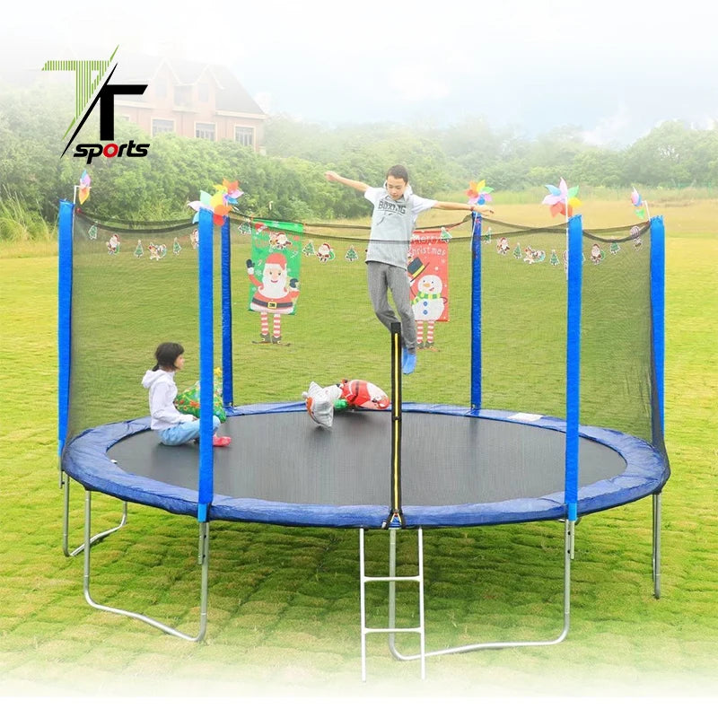 6-16FT Outdoor Trampoline Protective Net for Kid Child Anti-fall Polyethylene Trampoline Jump Safety Net