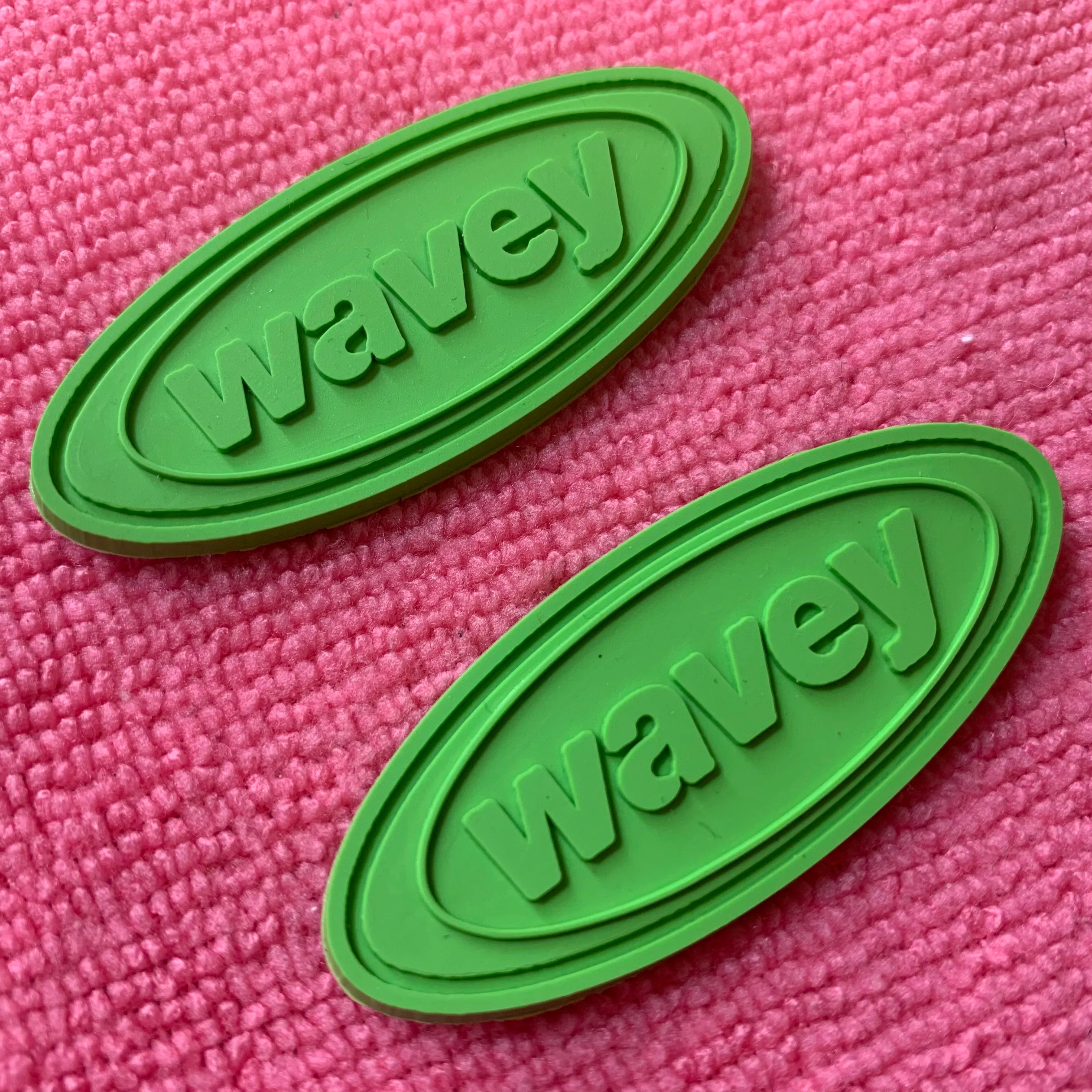 Recycled Green Color Convex logo Silicone Rubber Labelsolid logo Color PVC Rubber Label for School Bags