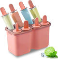 Top Seller Summer Partner Popsicles Molds 8 Piece Ice Mold Reusable Easy Release Ice Cream Mold for Kids and Adult
