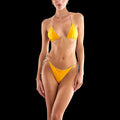 Bikini Manufacturer Custom Printed Reversible Bikini Set Triangle Nylon Fabric High Quality Seamless Women's Swimwear