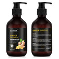 500ml Damaged Hair Shiny Ginger Shampoo Purple OEM Customized Anti Hair Loss