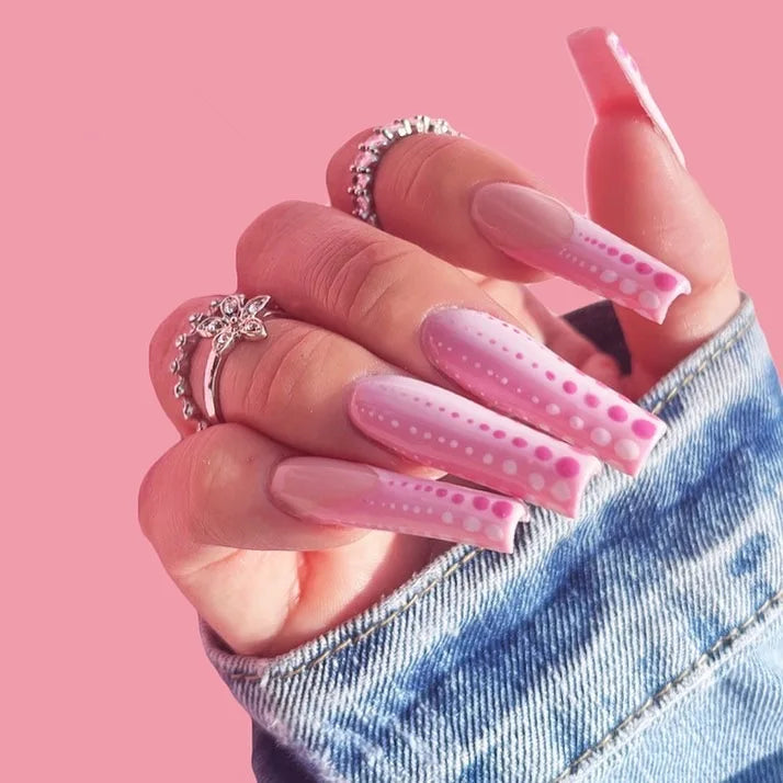 Custom Logo Nail False Nails Tip Wholesale Suppliers Fall Rhinestone Press on Nails