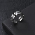 Personalized Men Ring Jewelry Stainless Steel Razor Shape Jewelry Wholesale Men's Stainless Steel Ring