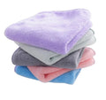 Small square Towel With Warp Knitted Coral Fleece Microfiber   280gsm  25*25cm Kichen Towels