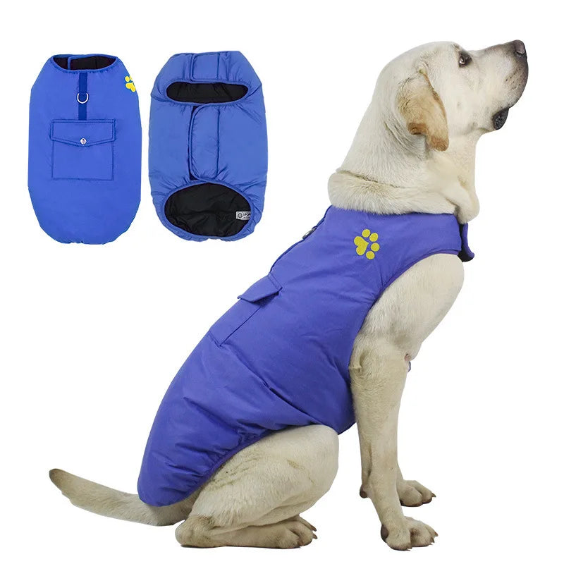 Wholesale Winter Warm Dog Coat Clothes Medium Large Dogs Labrador Waterproof