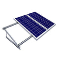 Aluminum Solar Structure Adjustable Triangle Frame 15KW 25kw Flat Roof Solar Panels Bracket Home Power System